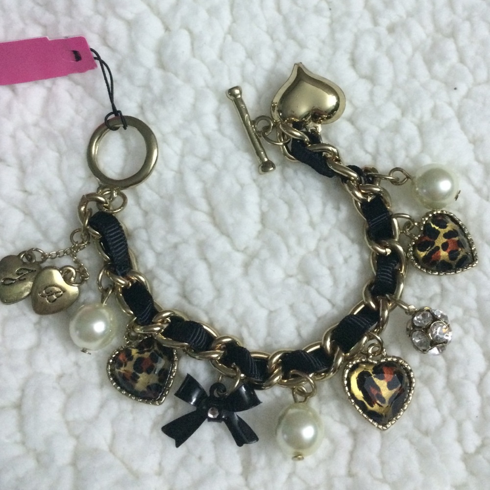 COPY - Betsey Johnson charm bracelet & ring set